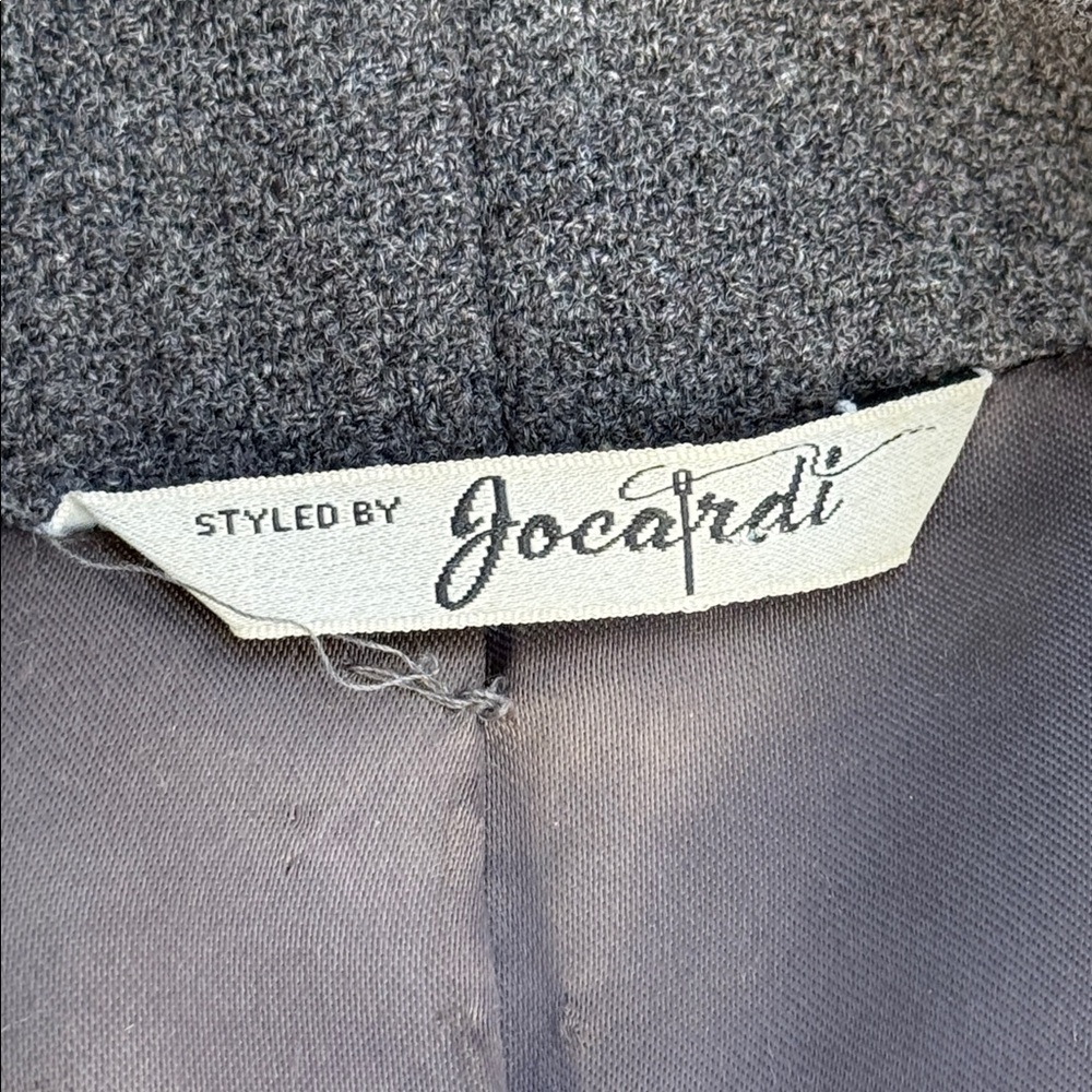 1950s VINTAGE Junior maid by JOCARDI wool swing Coat with mink Collar M/L - Picture 16 of 17